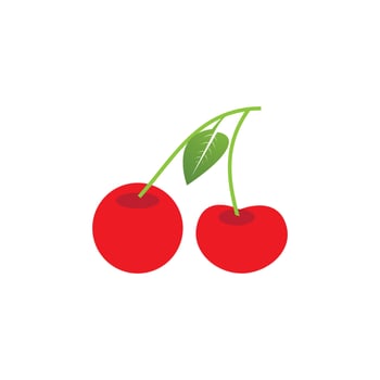 Cherry logo vector