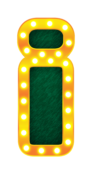 i retro cinema light bulb sign alphabet png