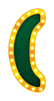 parentheses retro cinema light bulb sign alphabet png