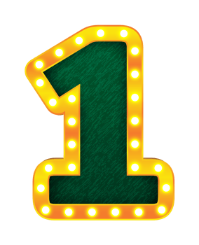 1 retro cinema light bulb sign alphabet png