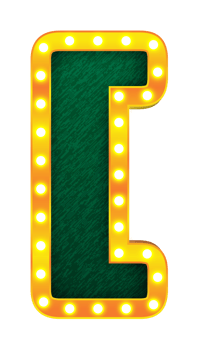 bracket retro cinema light bulb sign alphabet png