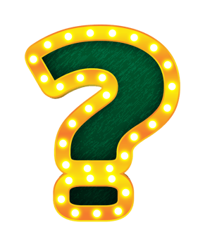 question retro cinema light bulb sign alphabet png
