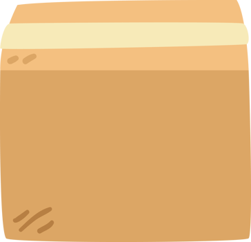 brown cardboard box png