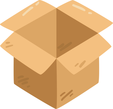 cardboard box opened png