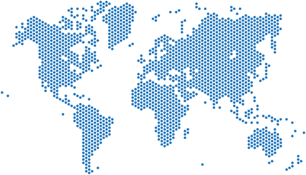 World map Hexagon png