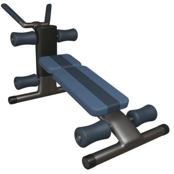 3d Multi Bench Press isolated object with high quality render png