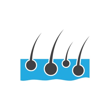 hair icon Vector Illustration design Logo