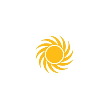 sun ilustration logo vector