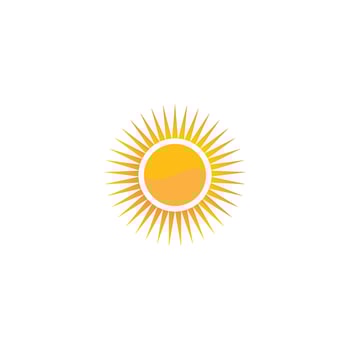 sun ilustration logo vector