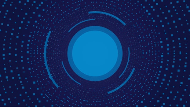 Futuristic business network concept. Hi-tech cloud connection technology background. vector