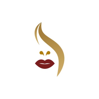 Face ilustration logo vector