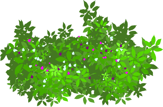 green bush png