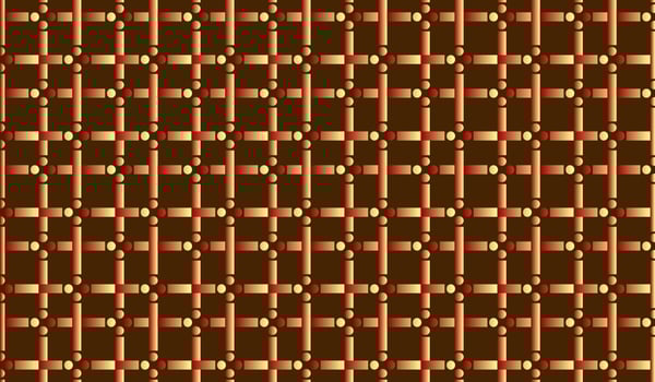 yellow red brown fence background. Illustration with letter initials i lined up and neatly arranged. Textures to complement your business or design needs vector