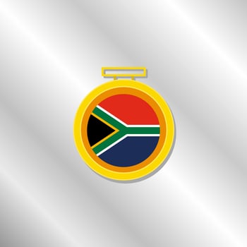 Illustration of South Africa flag Template vector