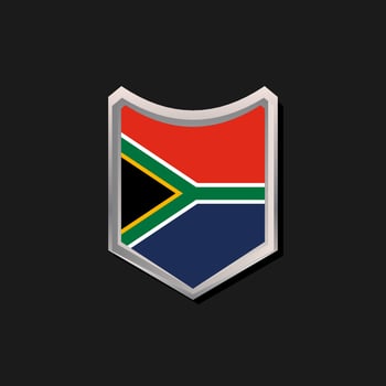 Illustration of South Africa flag Template vector