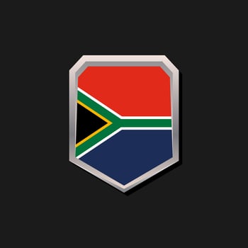 Illustration of South Africa flag Template vector
