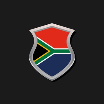 Illustration of South Africa flag Template vector