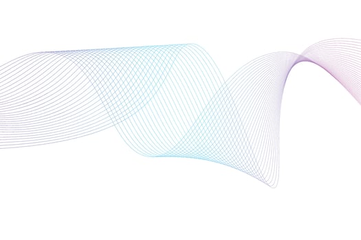 Modern colorful wavy line background Design. Multicolor wave curve abstract background for business, landing page, flyers, website, banner and presentation vector