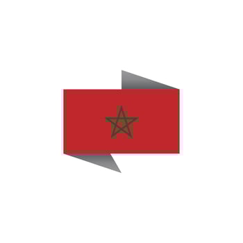 Illustration of Morocco flag Template vector