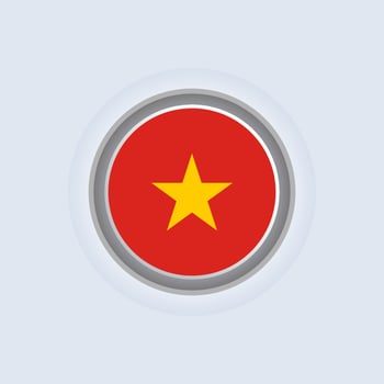 Illustration of Vietnam flag Template vector