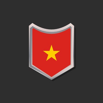 Illustration of Vietnam flag Template vector