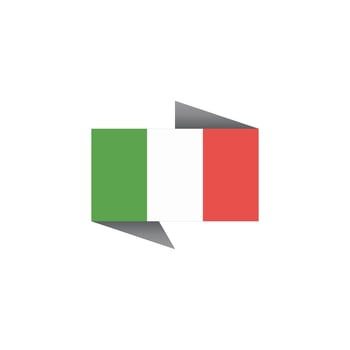 Illustration of Italy flag Template vector
