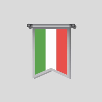 Illustration of Italy flag Template vector