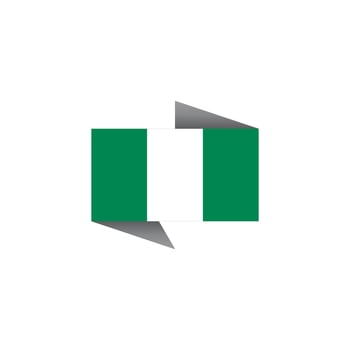 Illustration of Nigeria flag Template vector