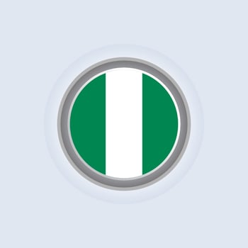 Illustration of Nigeria flag Template vector