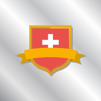 Illustration of Switzerland flag Template vector