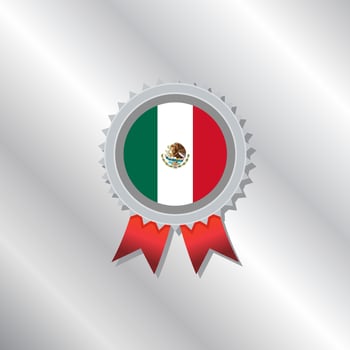 Illustration of Mexico flag Template vector