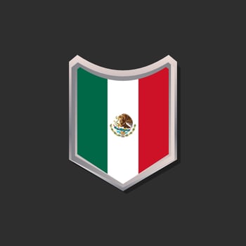 Illustration of Mexico flag Template vector