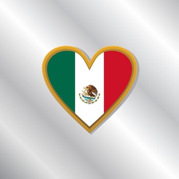 Illustration of Mexico flag Template vector