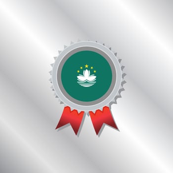 Illustration of Macau flag Template vector