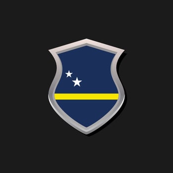 Illustration of Curacao flag Template vector