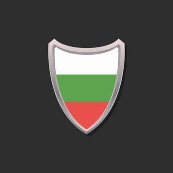 Illustration of Bulgaria flag Template vector