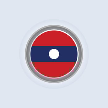 Illustration of Laos flag Template vector