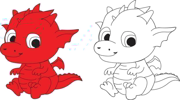 dragon vector illustration