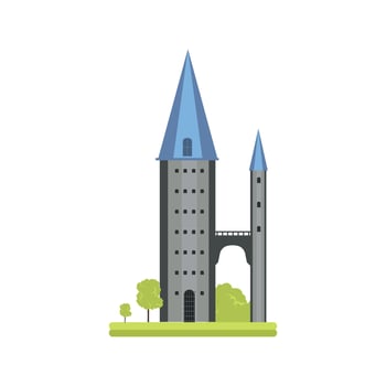 Vector illustration of Fantasy tower