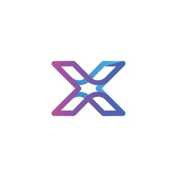 X Modern Logo Design vector