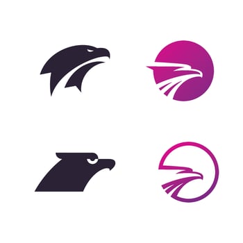 Eagle logo icon design vector  Illustration