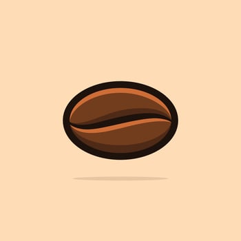 Beans Cartoon Vector Icon Illustration. Food And Drink Icon Concept Isolated Premium Vector. Flat Cartoon Style