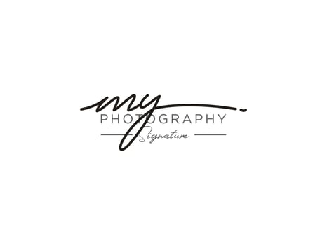 Letter MY Signature Logo Template Vector