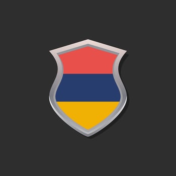 Illustration of Armenia flag Template vector