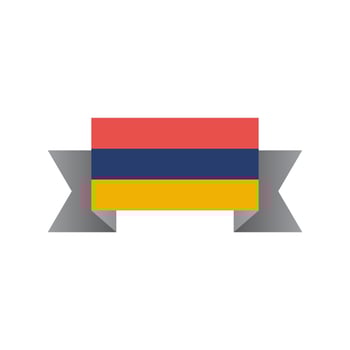 Illustration of Armenia flag Template vector
