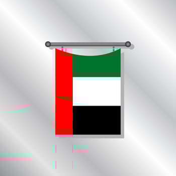 Illustration of Arab Emirates flag Template vector