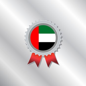 Illustration of Arab Emirates flag Template vector