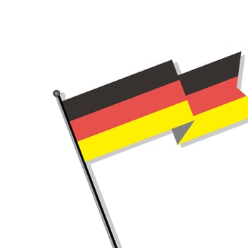 Illustration of Germany flag Template vector