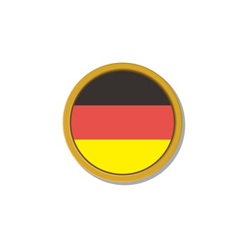 Illustration of Germany flag Template vector