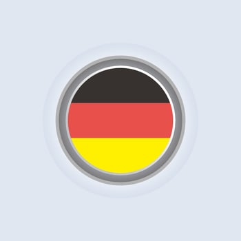 Illustration of Germany flag Template vector